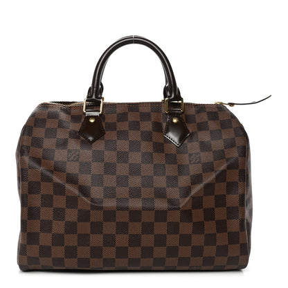 Louis Vuitton Damier Ebene Speedy 30 1 of 9