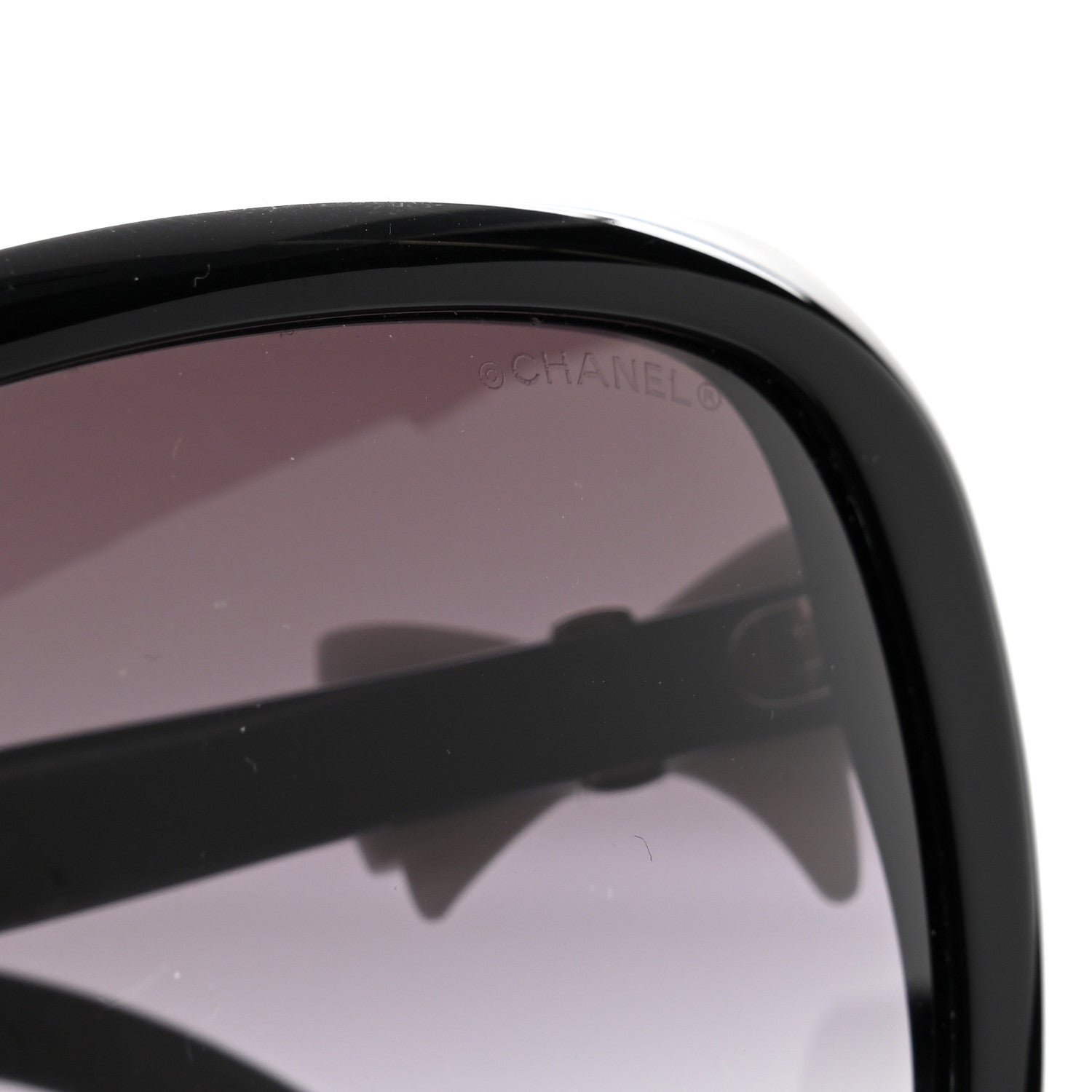 Chanel Acetate CC Bow Sunglasses 5171 Black White 7 of 8
