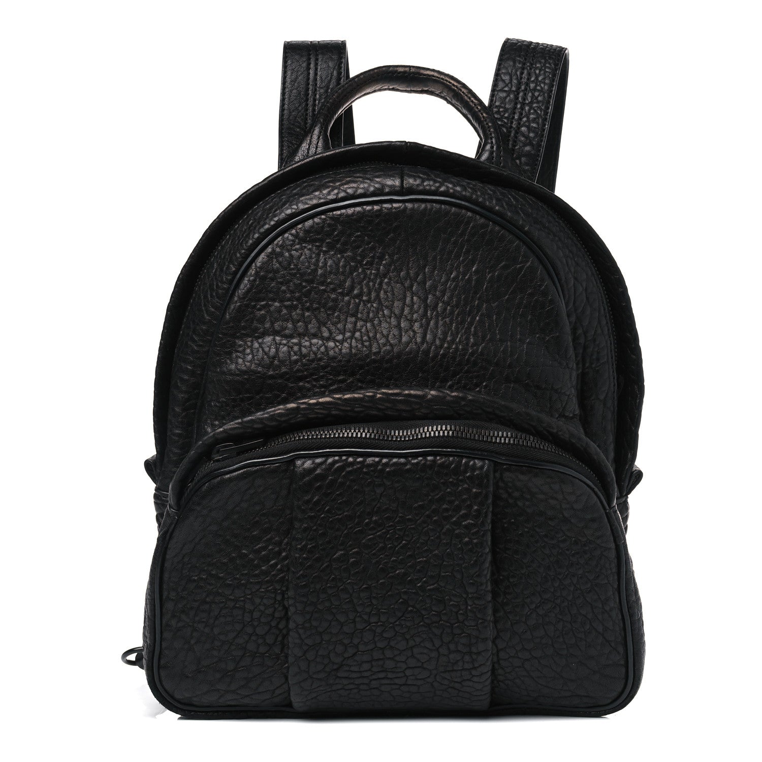 Alexander Wang Pebbled Lambskin Dumbo Backpack Black Matte Black Hardware 1 of 8