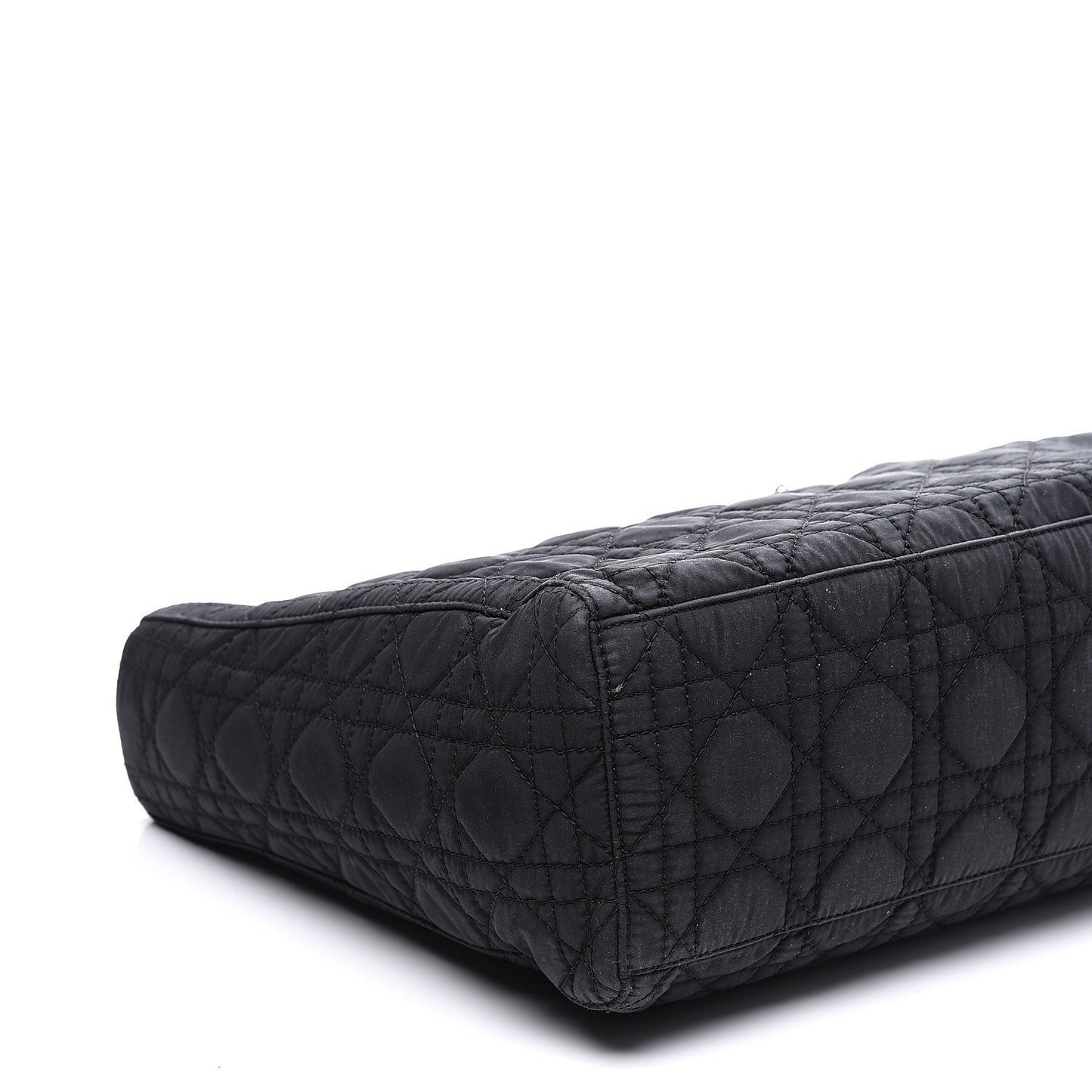 Nylon Cannage Large Lady Dior Black