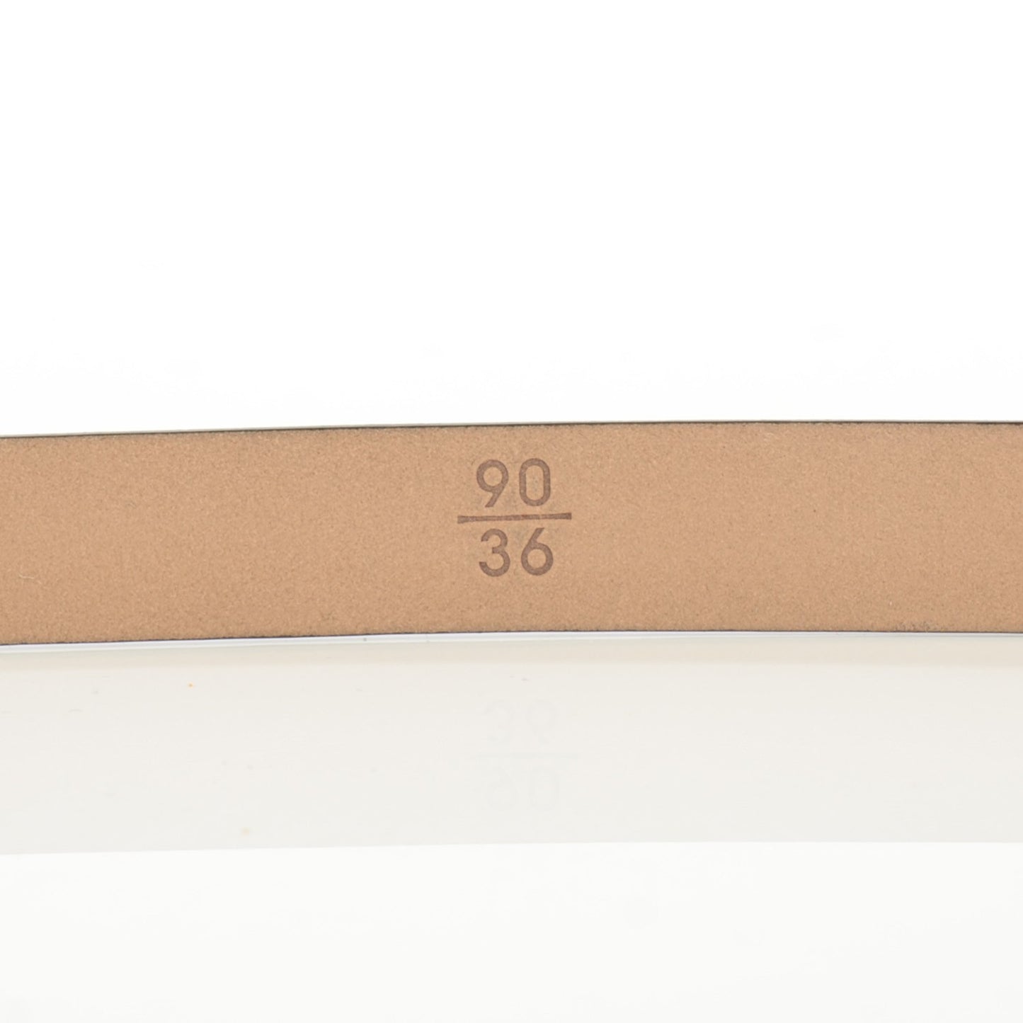 Patent Leather CC Logo Skinny Belt 90 36 Black