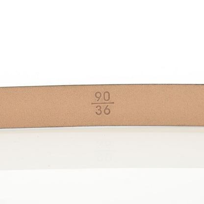 Chanel Patent Leather CC Logo Skinny Belt 90 36 Black 10 of 12