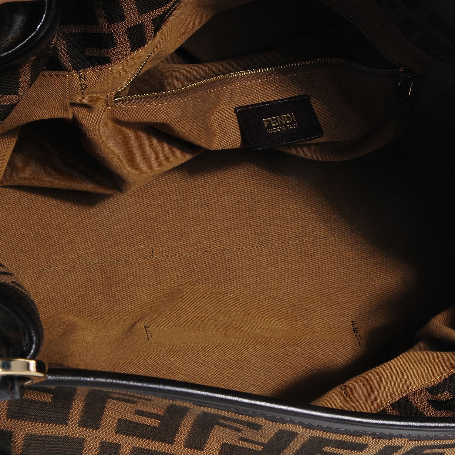 Fendi Zucca Large Chef Shopper Tote Tobacco 6 of 10