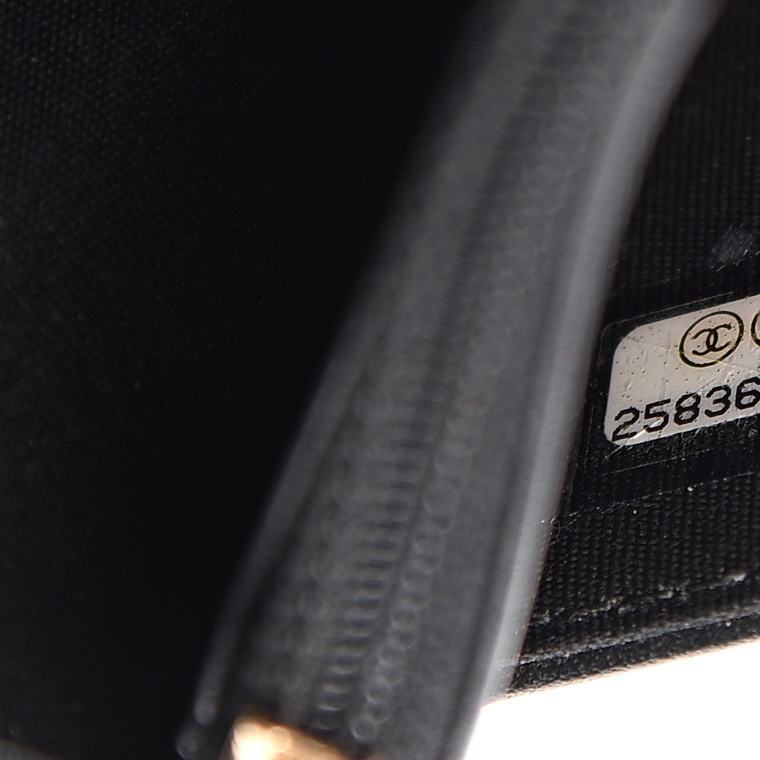 Chanel Caviar Quilted Boy Wallet On Chain WOC Black 7 of 14