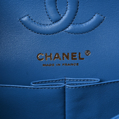 Chanel Caviar Quilted Small Double Flap Blue 5 of 9