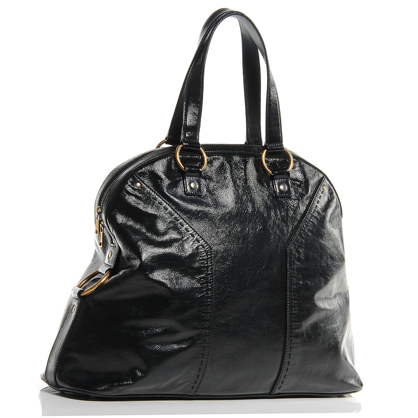 Patent Leather Oversized Muse Black