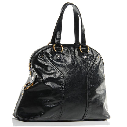 Saint Laurent Patent Leather Oversized Muse Black 4 of 16