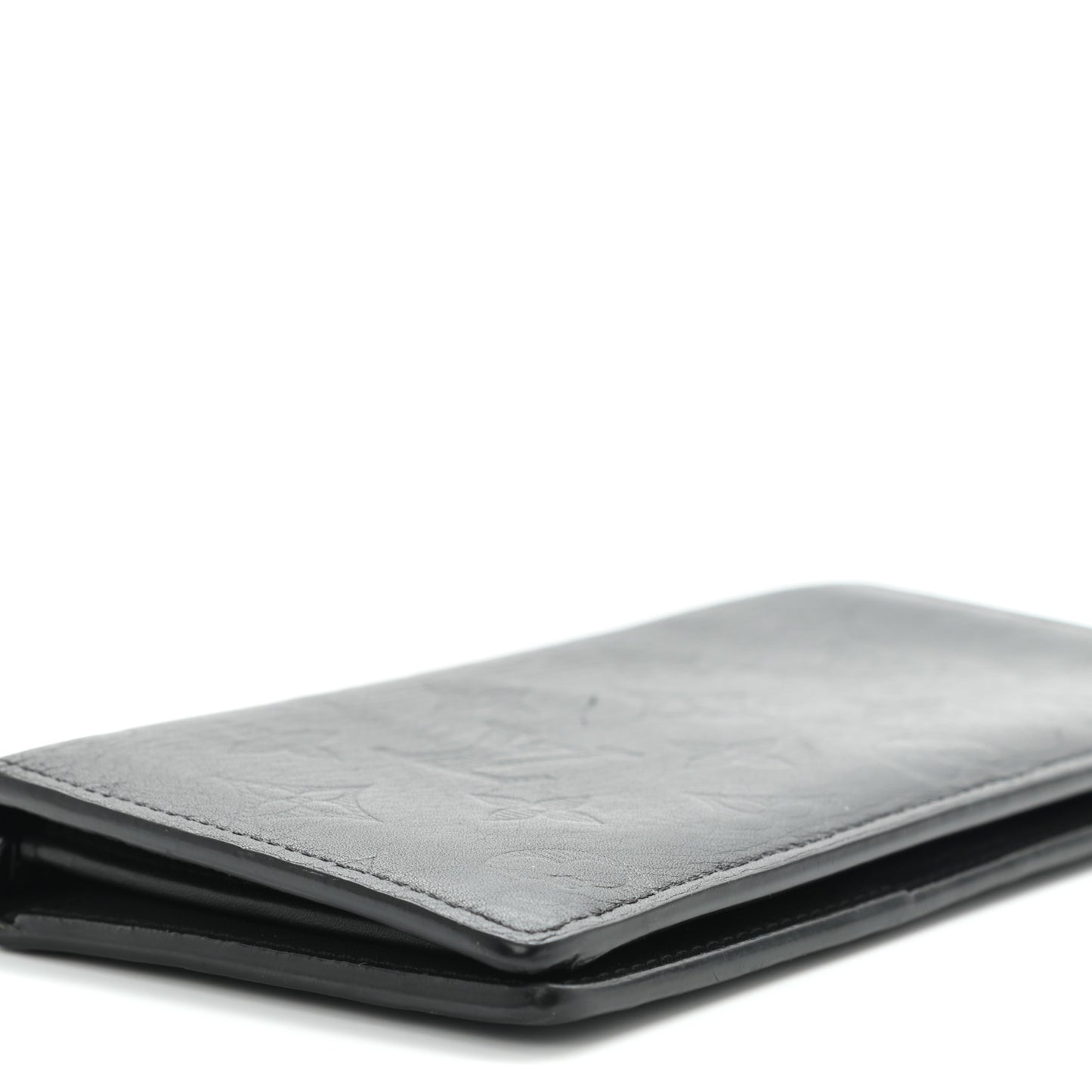 Calfskin Monogram Shadow Brazza Wallet Black