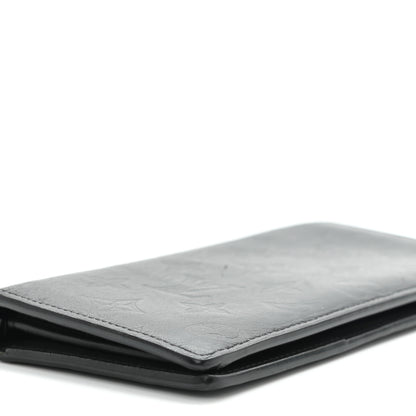 Louis Vuitton Calfskin Monogram Shadow Brazza Wallet Black 8 of 8