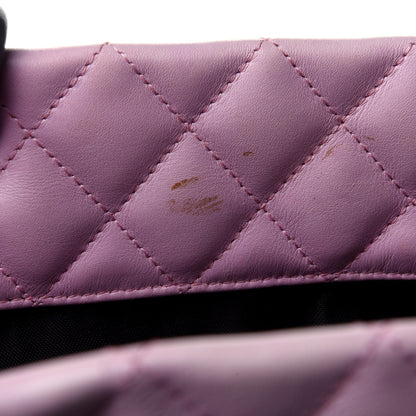Chanel Calfskin Quilted Large Cambon Tote Pink Black 5 of 5