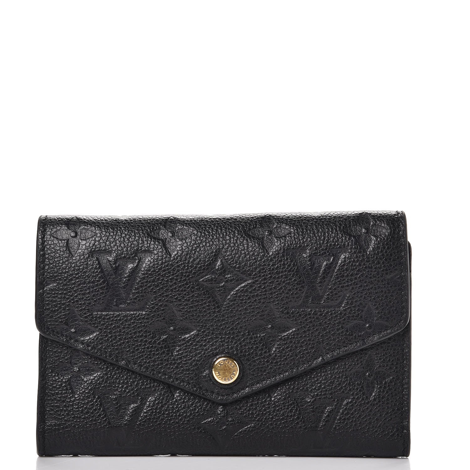 Louis Vuitton Empreinte Compact Curieuse Wallet Black 1 of 7