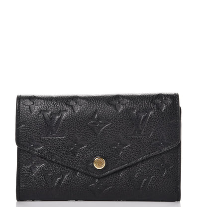 Louis Vuitton Empreinte Compact Curieuse Wallet Black 1 of 7