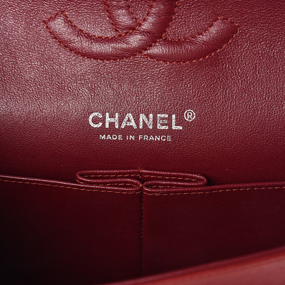Chanel Patent Calfskin Quilted Medium Double Flap Red 6 of 14