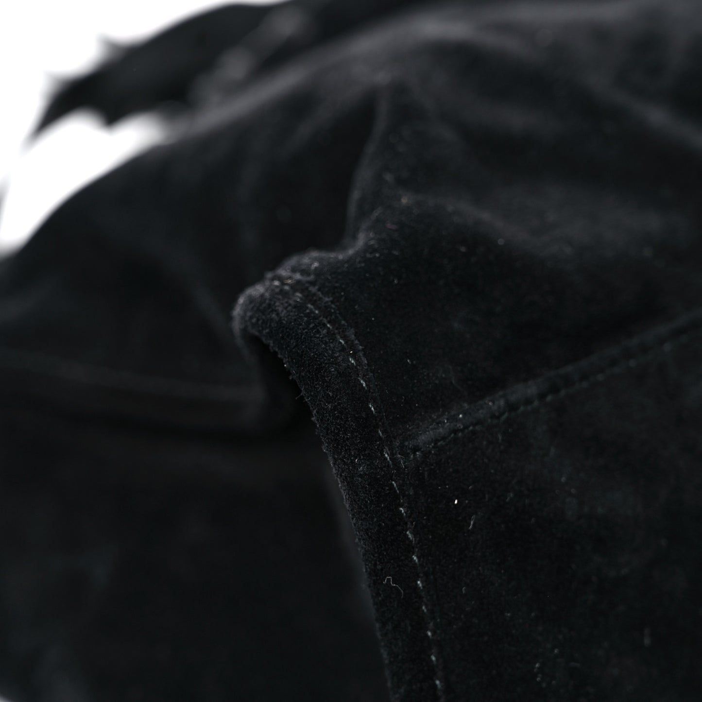 Baby Daim Suede Classic Gold Hardware City Black