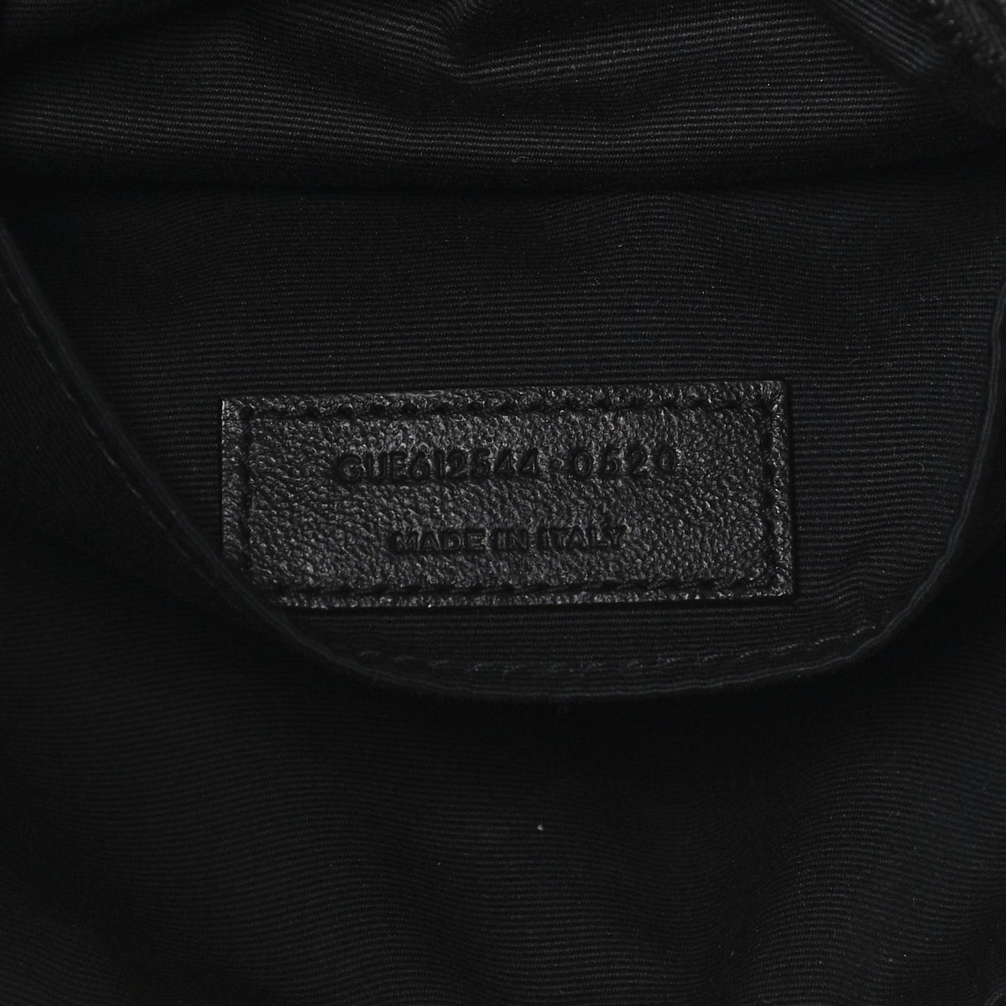 Calfskin Matelasse Monogram Lou Camera Bag Black