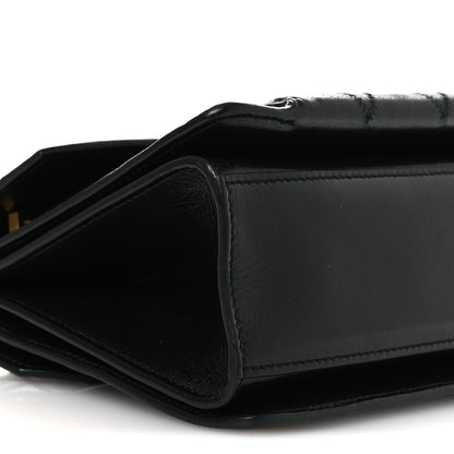 Givenchy Goatskin Quilted Small GV3 Shoulder Bag Black 8 of 9