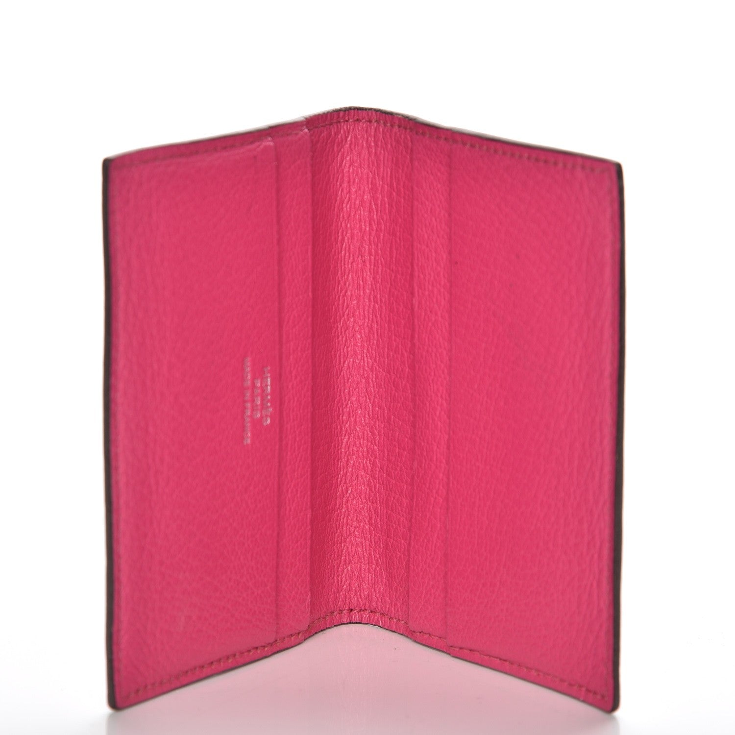 Hermes Chevre Mysore Evelyne Card Wallet Rose Tyrien 5 of 7