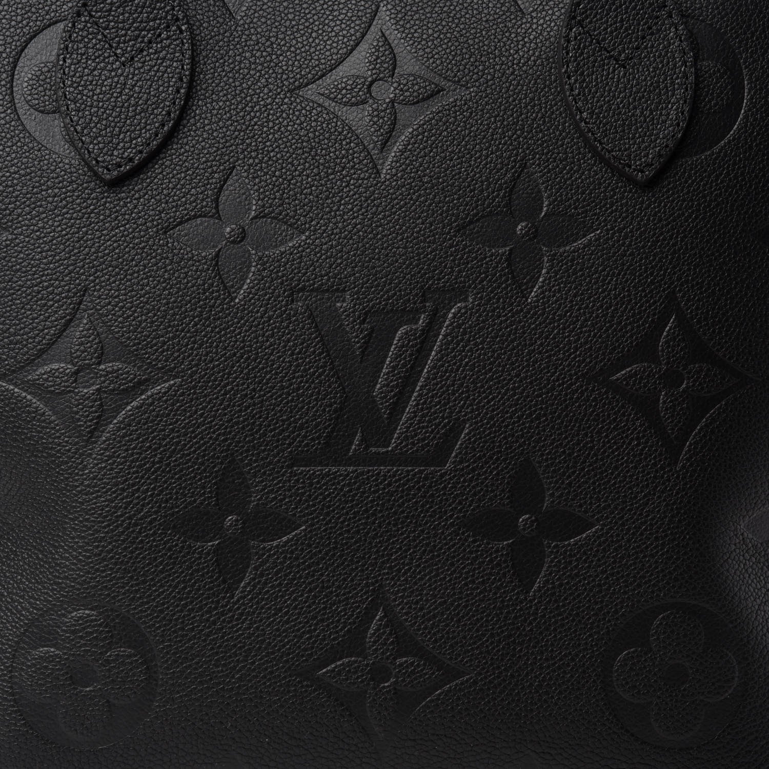 Louis Vuitton Empreinte Monogram Giant Neverfull MM Black 9 of 9