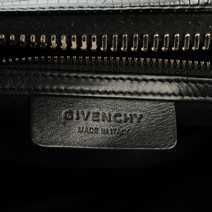 Givenchy Calfskin Lizard Embossed Medium Antigona Black 6 of 7