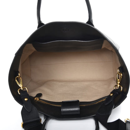 Prada Vitello Daino Tote Nero Black 6 of 10
