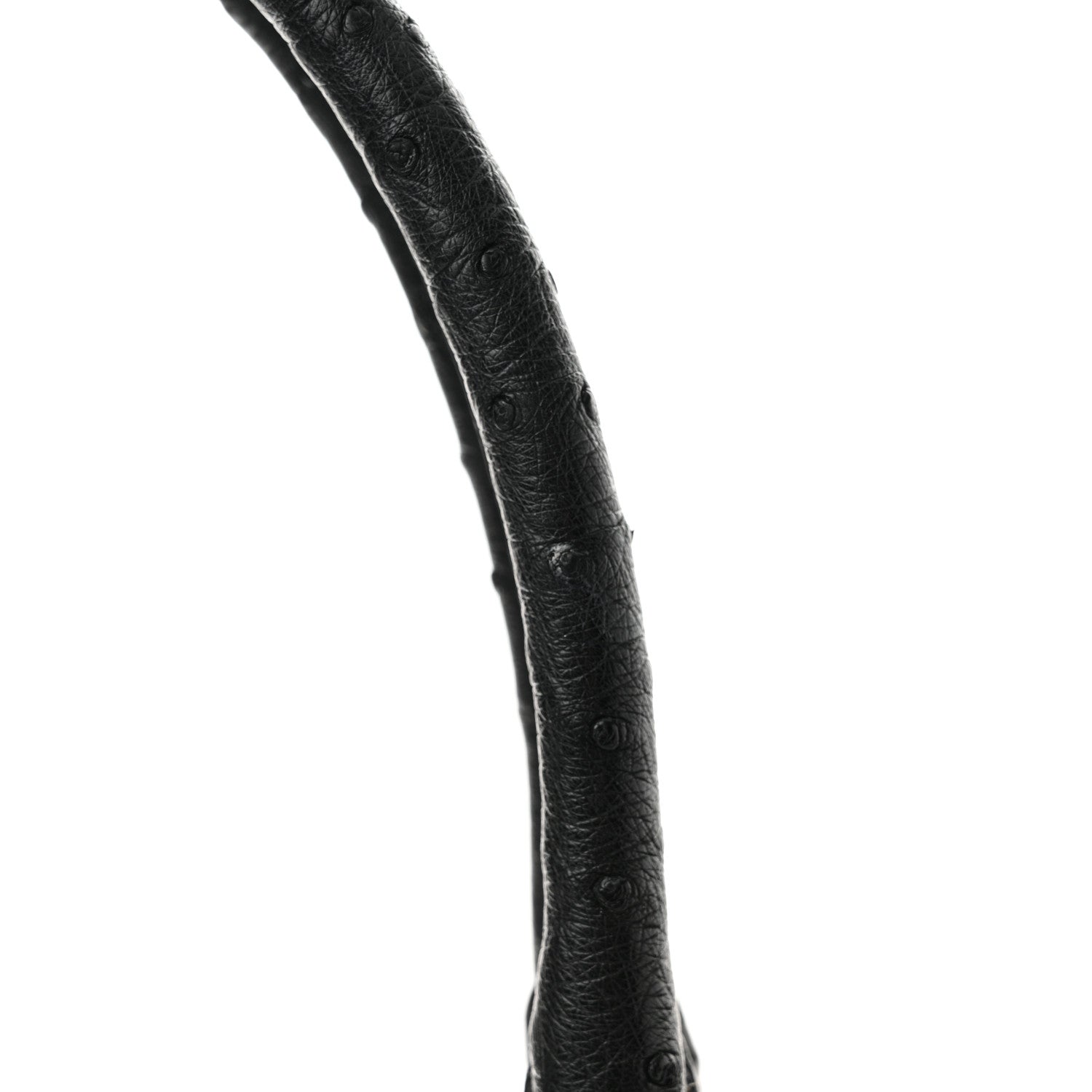 Prada Ostrich Tote Black 16 of 20