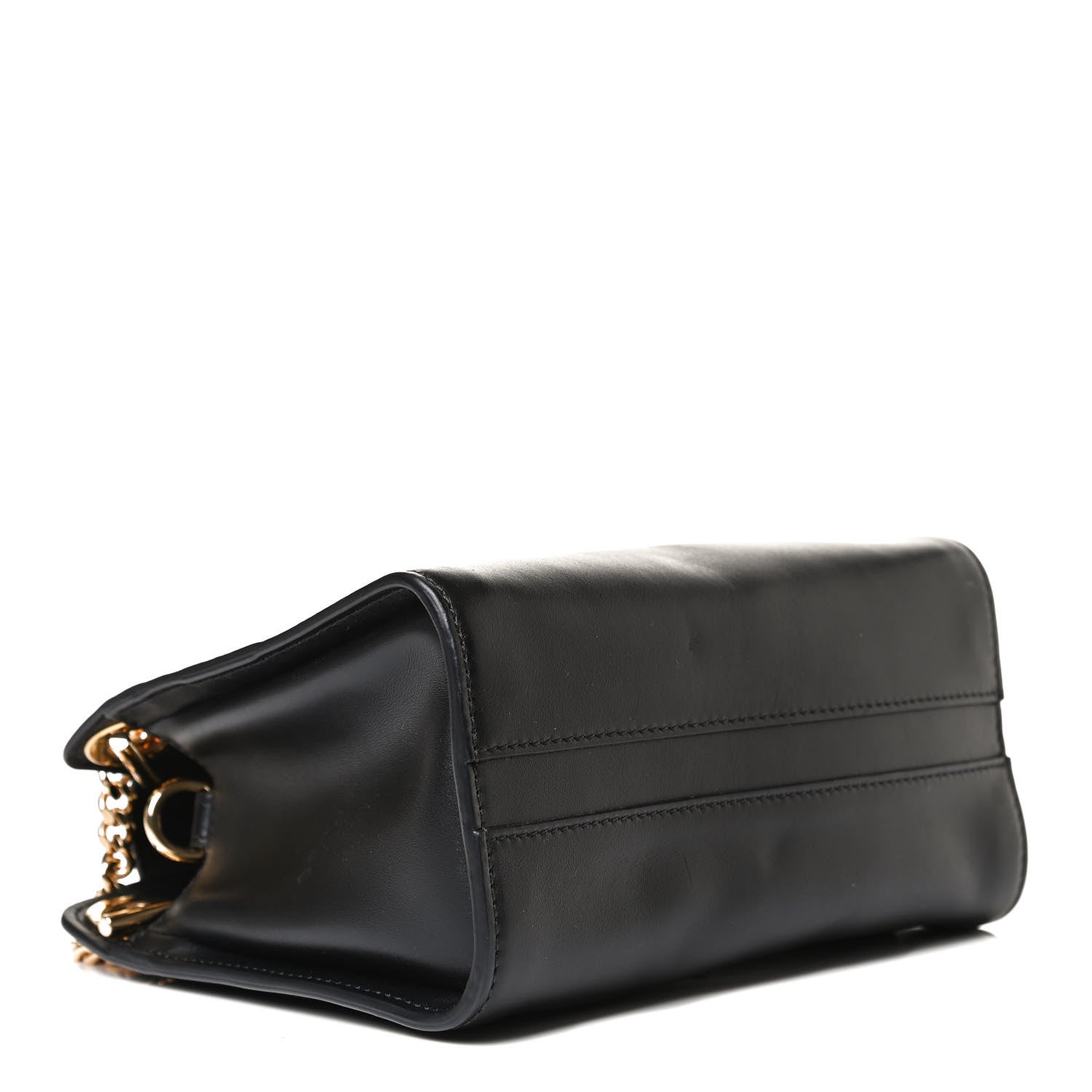 Chloe Shiny Calfskin Mini Annie Shoulder Bag Black 4 of 11