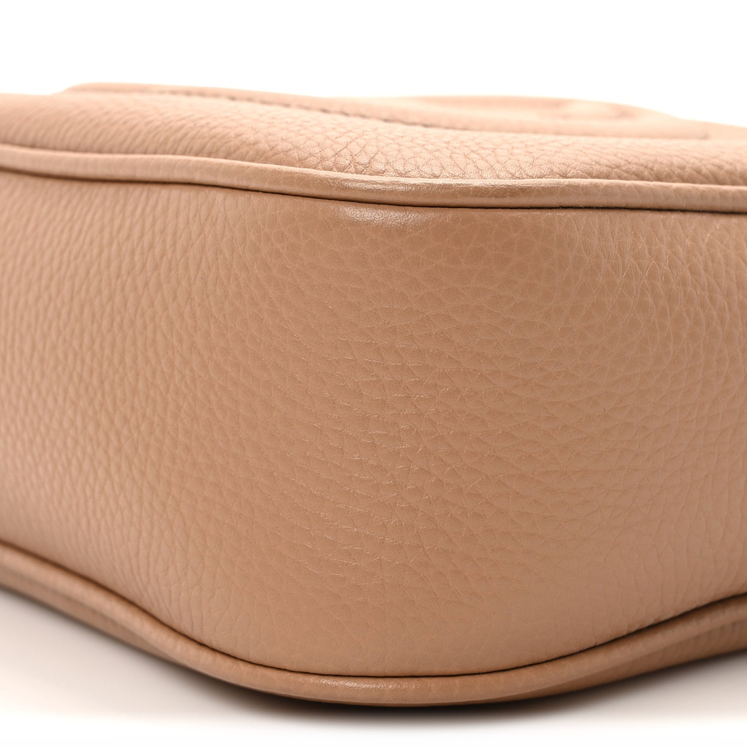 Gucci Pebbled Calfskin Small Soho Disco Bag Camelia 10 of 11