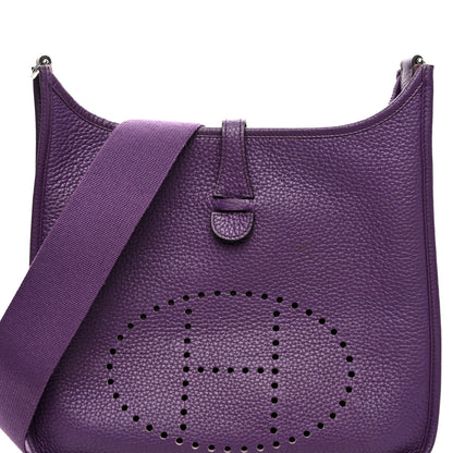 Hermes Taurillon Clemence Evelyne III PM Anemone 8 of 11