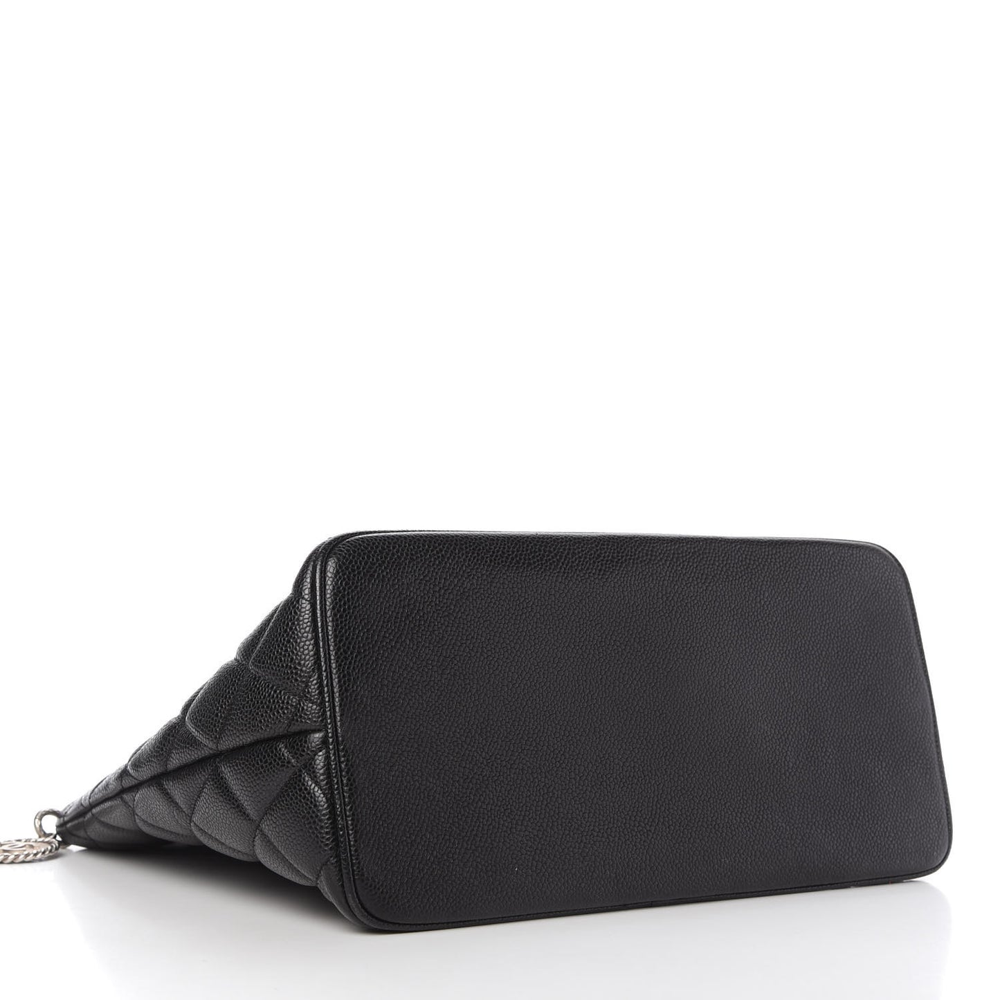 Caviar Quilted Medallion Tote Black