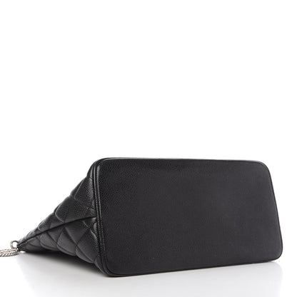 Chanel Caviar Quilted Medallion Tote Black 4 of 10