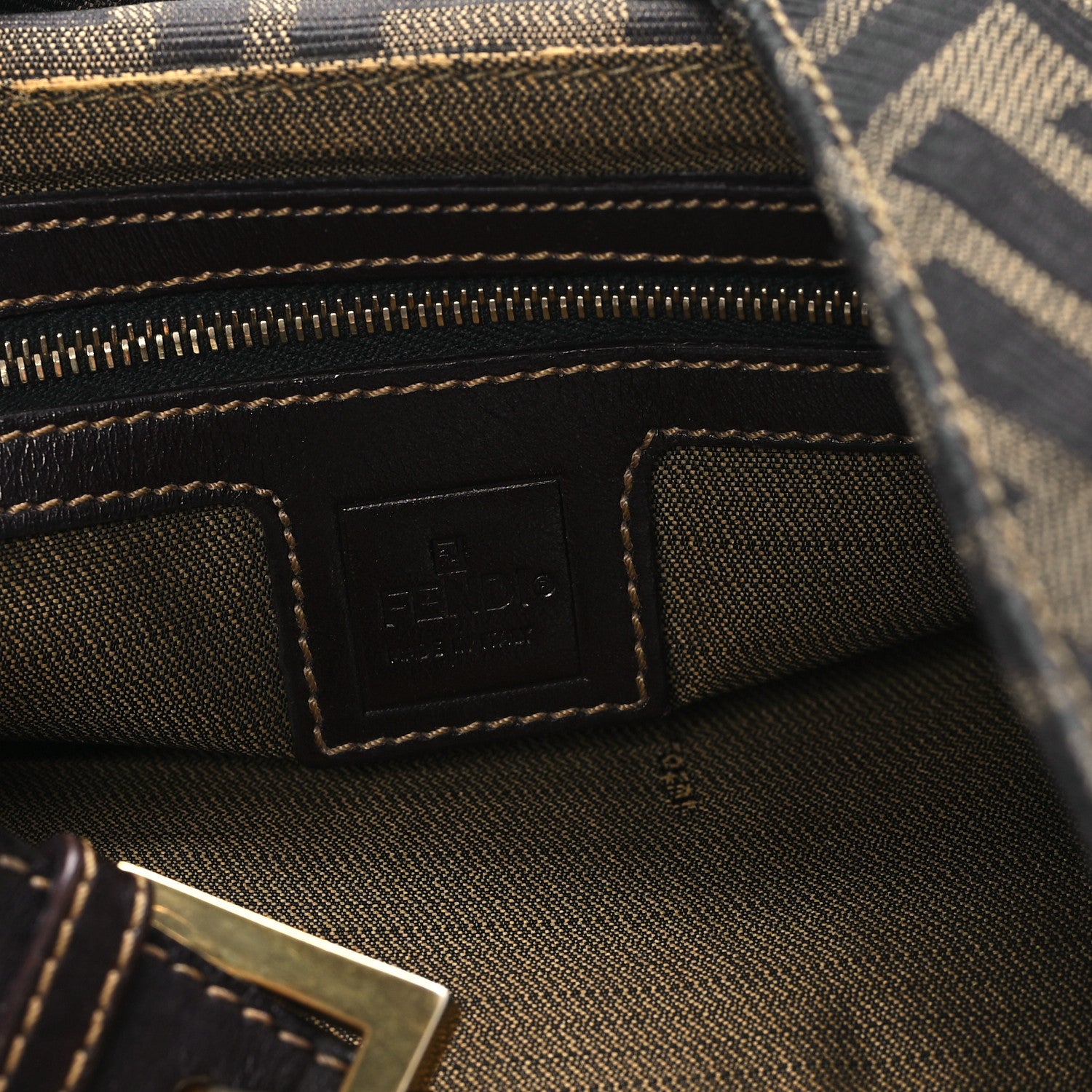 Fendi Zucca Hobo Tobacco 6 of 11