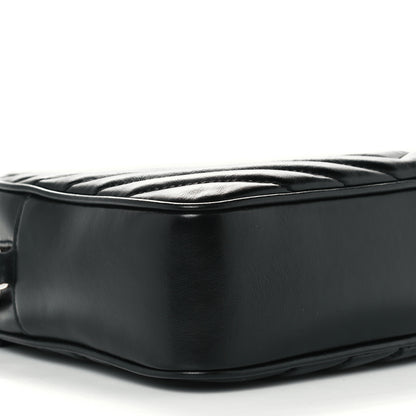 Saint Laurent Calfskin Matelasse Monogram Lou Camera Bag Black 9 of 10