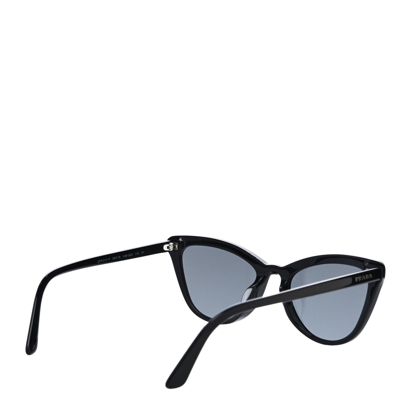 Acetate Cat Eye Sunglasses SPR 01V Black