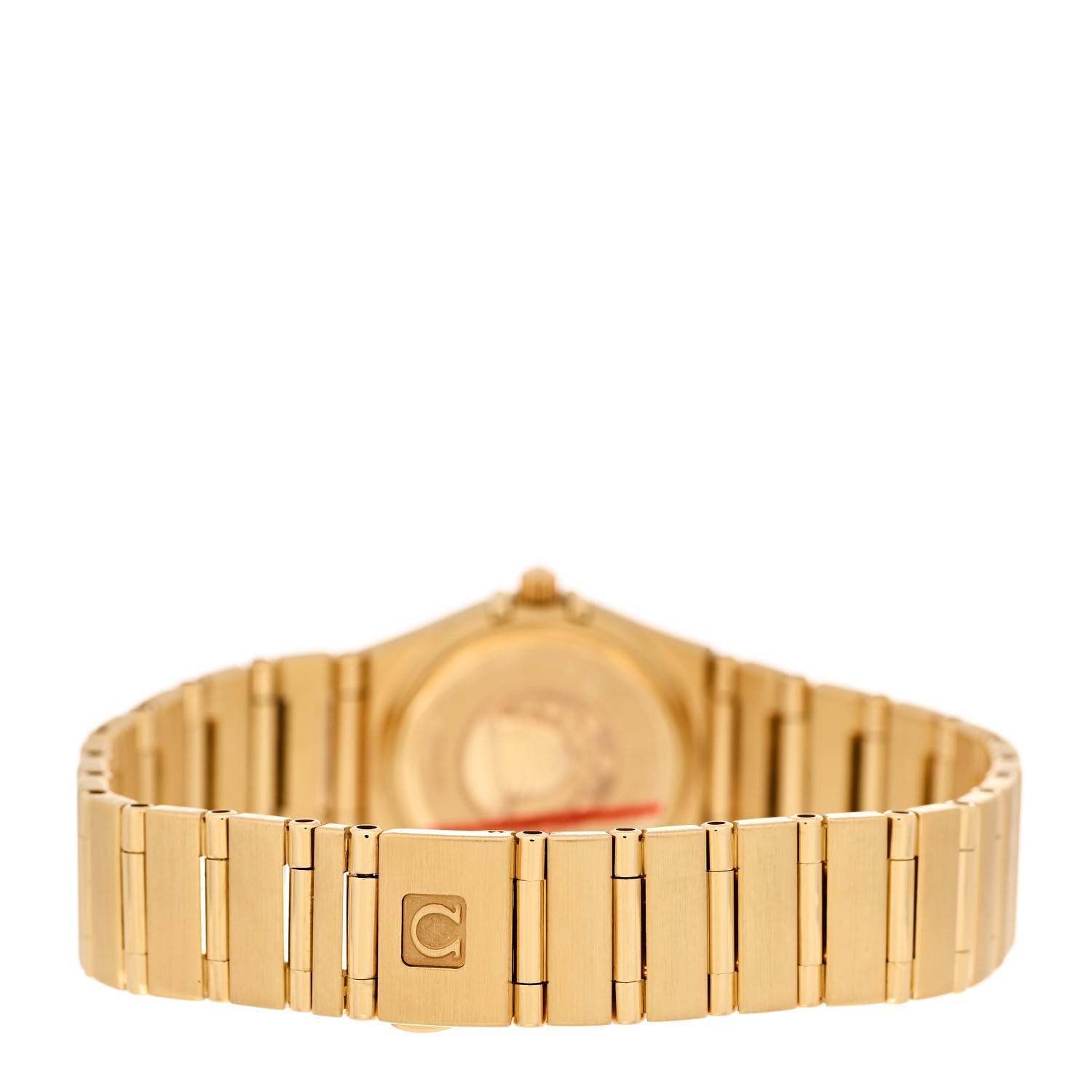 Omega 18K Yellow Gold Diamond Bezel Mother of Pearl 22mm Constellation Quartz Watch 1167.75.00 3 of 5