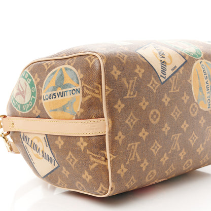 Louis Vuitton Monogram Hotel Labels Speedy Bandouliere 30 12 of 13