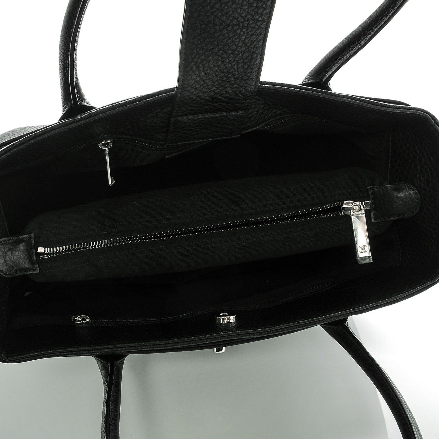Deerskin Small Cerf Shopper Tote Black