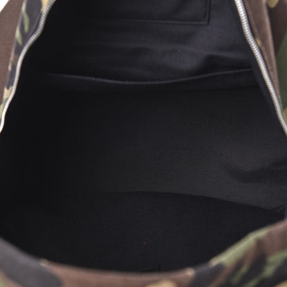 Saint Laurent Canvas Giant City Sweet Dreams Shark Backpack Camo 4 of 11