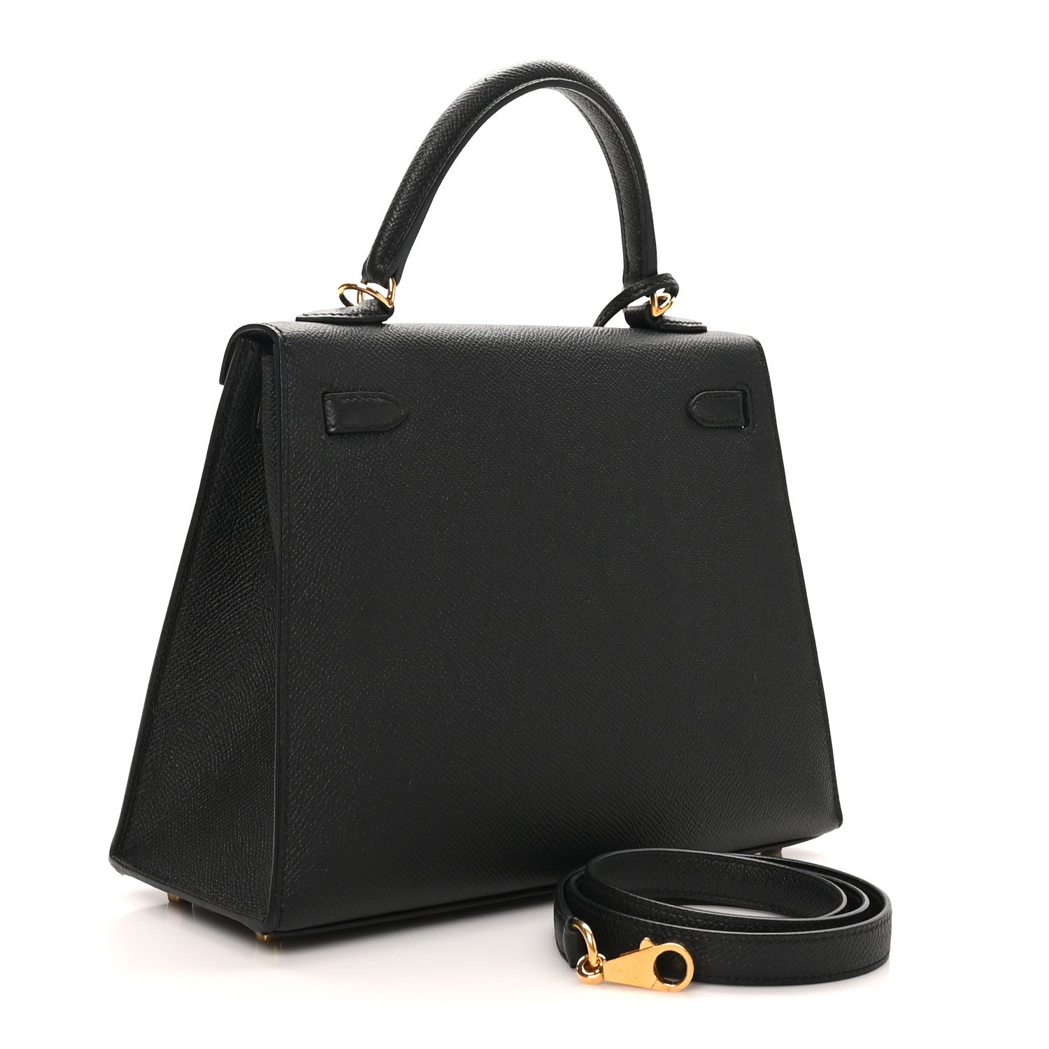 Hermes Epsom Kelly Sellier 25 Black 3 of 11