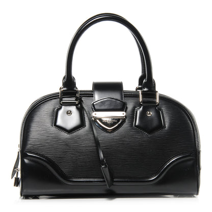 Louis Vuitton Epi Bowling Montaigne GM Black 1 of 8