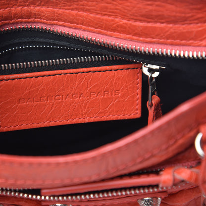 Balenciaga Agneau Giant 12 Silver Hardware Mini City Rose Corail 6 of 17
