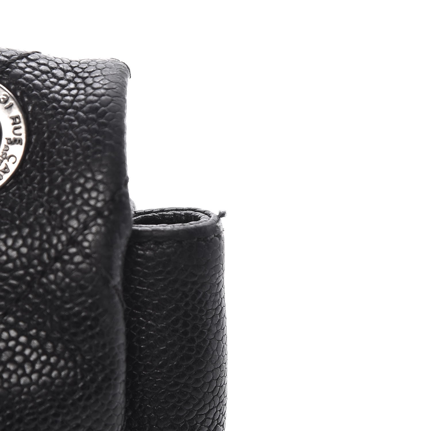 Chanel Caviar Quilted Medium Simply CC Flap Black 8 of 10