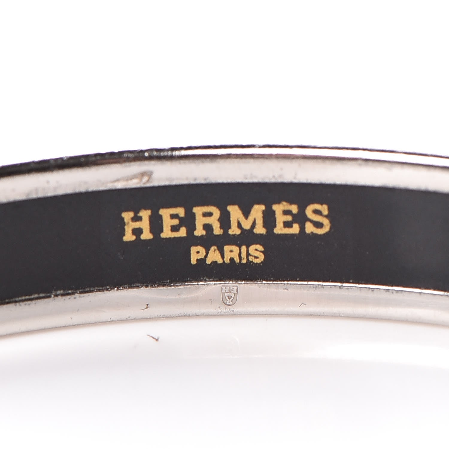 Hermes Enamel Printed Narrow Forest Animals Bracelet 65 5 of 6