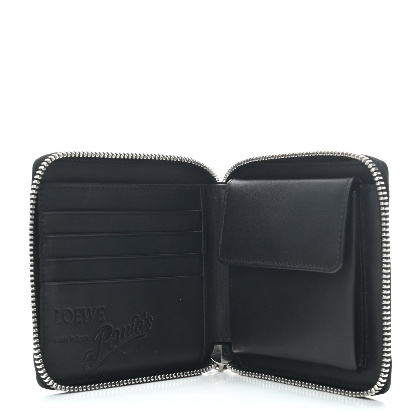 Calfskin Paula's Ibiza Small Puzzle French Zip Around Wallet