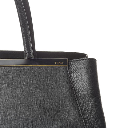 Fendi Vitello Elite Large 2Jours Tote Black 10 of 13