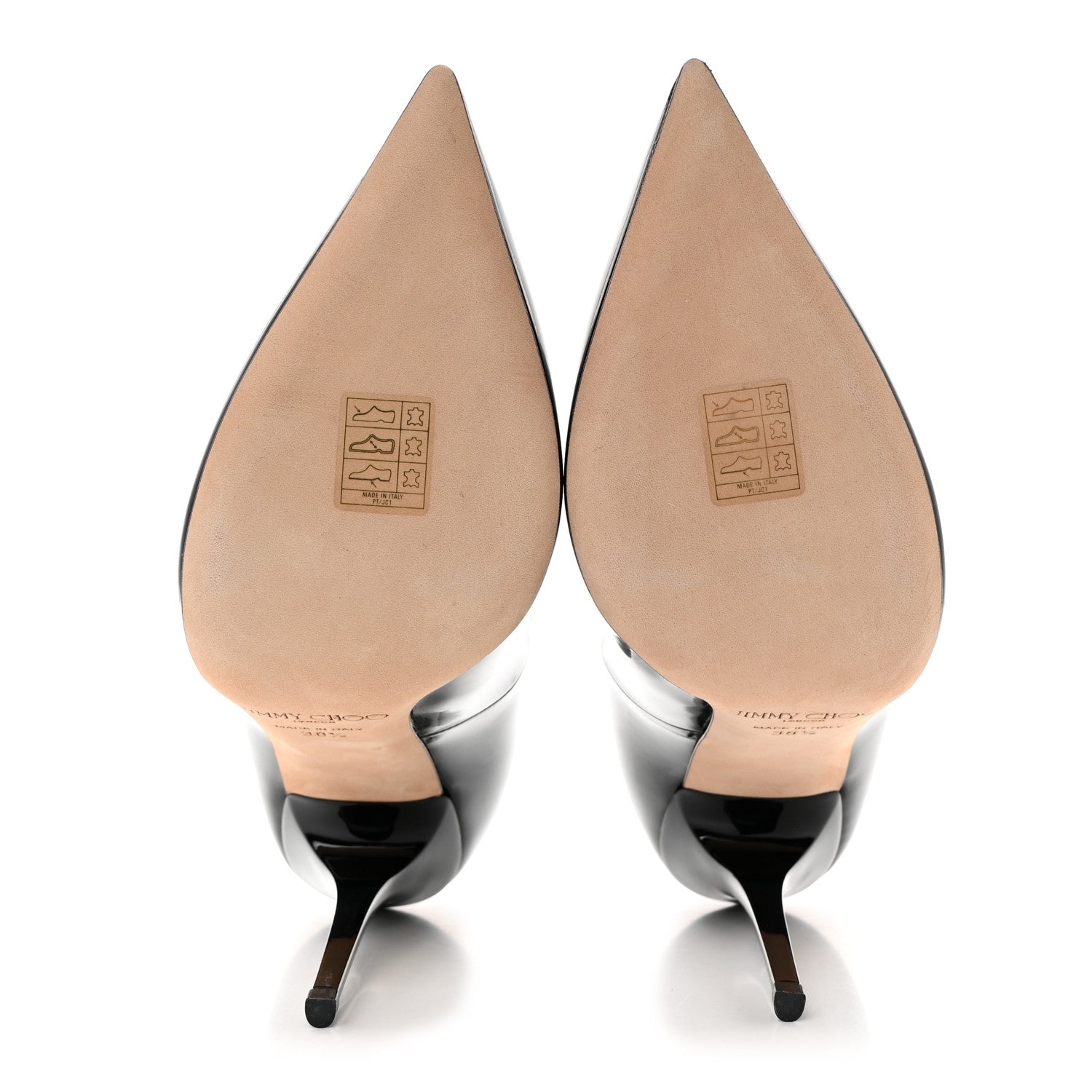 Jimmy Choo Patent Anouk 120 Pumps 38.5 Black 5 of 8