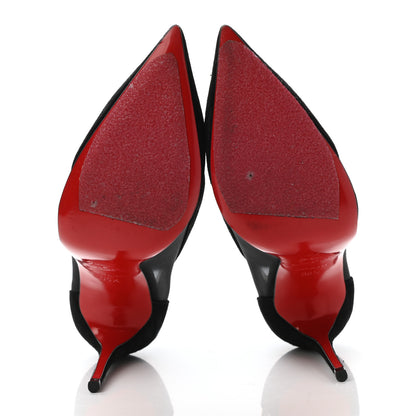 Christian Louboutin Veau Velours Rete Galativi 100 Pumps 35 Black 6 of 7