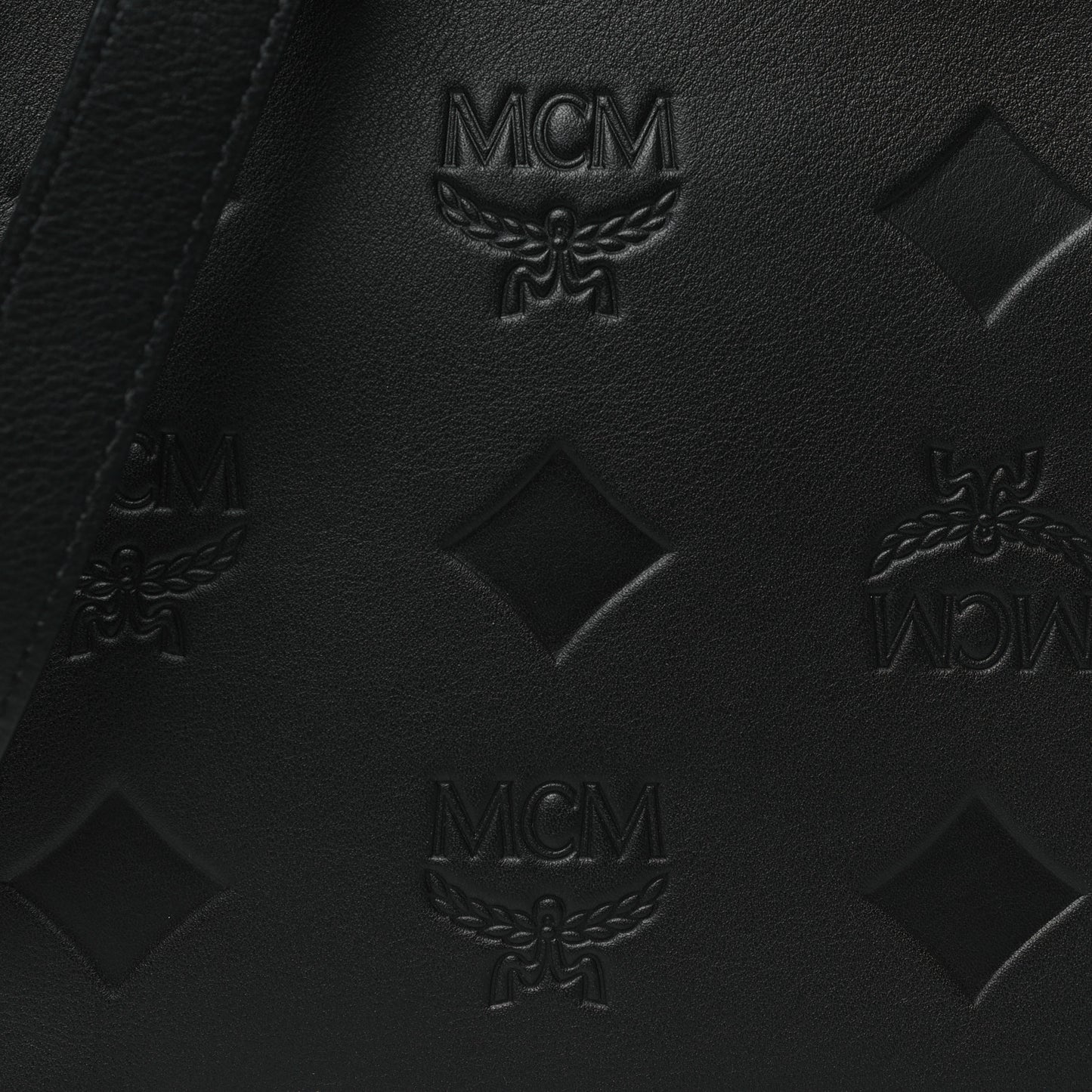 Nappa Maxi Monogram Mini Klassik Crossbody Black