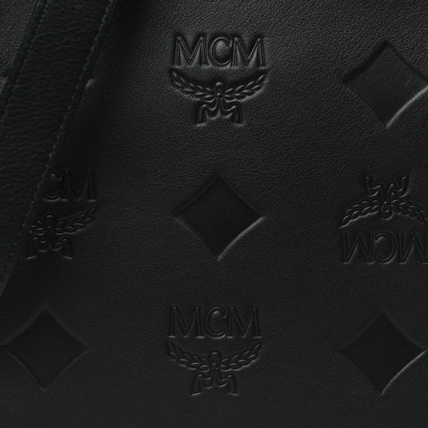 MCM Nappa Maxi Monogram Mini Klassik Crossbody Black 8 of 10
