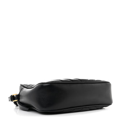 Saint Laurent Calfskin Matelasse Monogram Lou Camera Bag Black 4 of 15