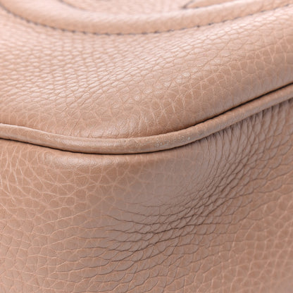 Gucci Pebbled Calfskin Small Soho Disco Bag Rose Beige 26 of 37